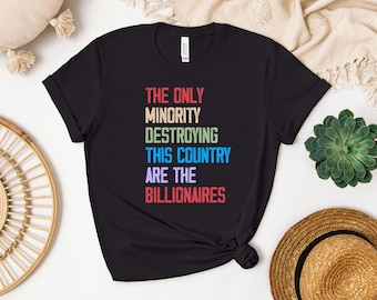 Bold Political Graphic T-Shirt, Funny Statement Printed Tee, Anti-Establishment Shirt, Satirical Political Gift for Him, Trendy Graphic Tee