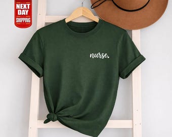 Nurse Life Shirt for Womens, Cute Nurse Graphic Printed Tees, Nurse Shirt, New Nursing Gift, Healthcare Worker Tee, Gift for Nurse