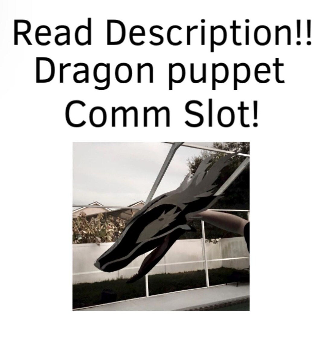 Dragon Puppet Commission Slot! - Etsy