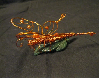 Small Butterfly Copper Wire Sculpture