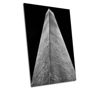 de nuit de Washington Monument | DC Cityscape, toile et métal, art mural, photographie, décoration pour la maison