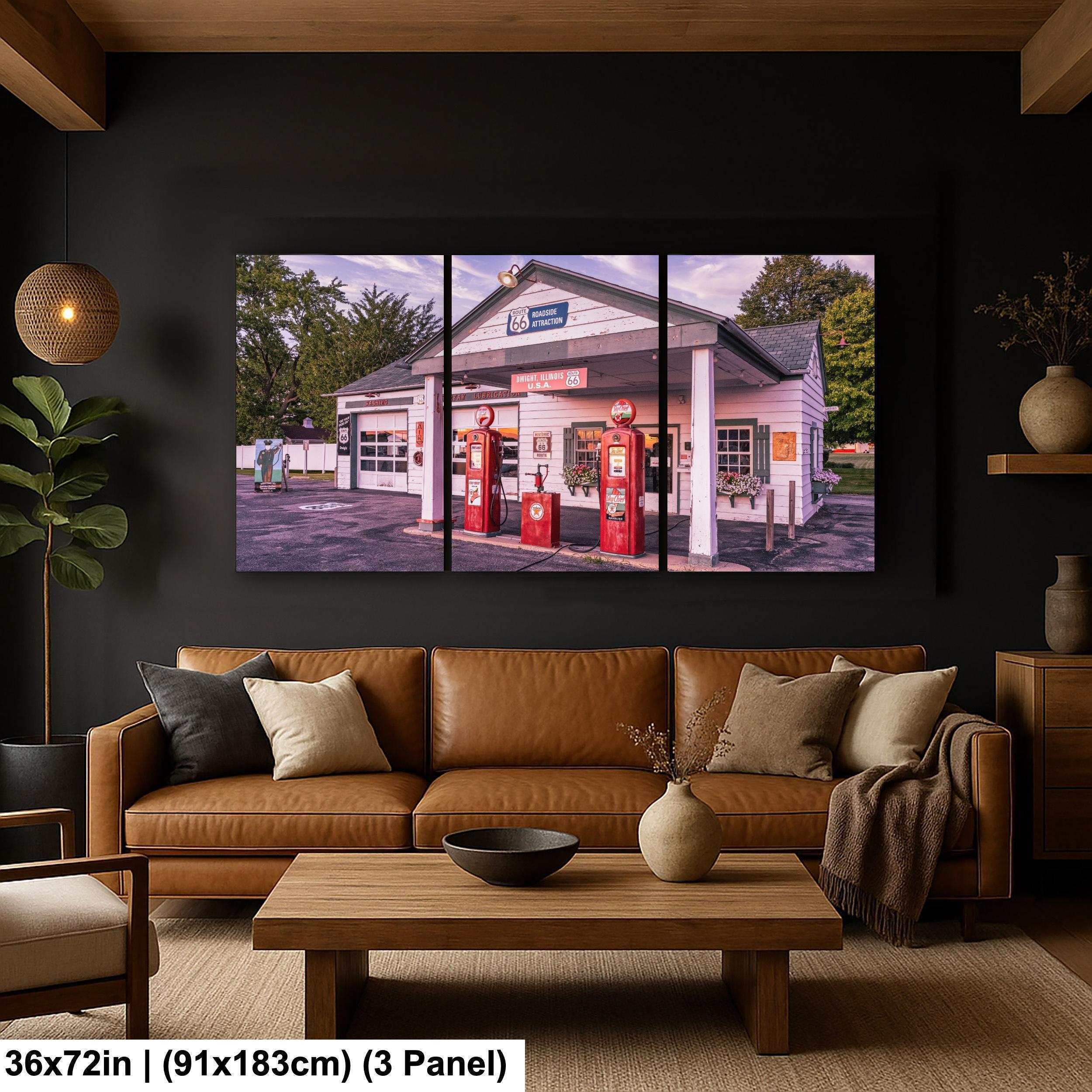 Route 66 Texaco Gas Station Photo: Vintage Americana Wall Art - Etsy