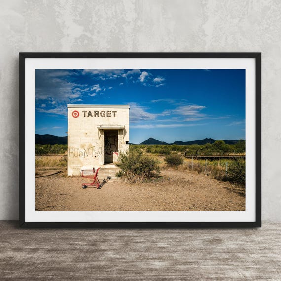 Target Marathon Photo Print: West Texas Roadside Americana Wall Art