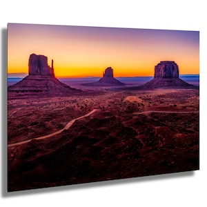Monument Valley Print - Southwest Home Decor, The Mittens and Merrick Butte Photography on Photo Paper, Metal, Acrylic & Canvas Wall Art