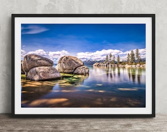 Lake Tahoe Photography: Sand Harbor State Park Wall Art Print