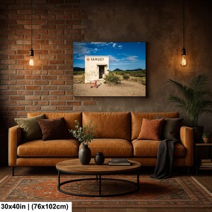 Target Marathon Photo Print: West Texas Roadside Americana Wall Art image 6