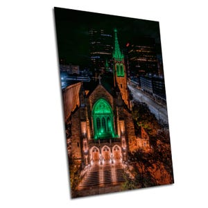 Catholic Decor - St. John Cathedral Print - Cleveland Ohio Gothic Architecture Photography Art - Downtown Catholic Church Decor