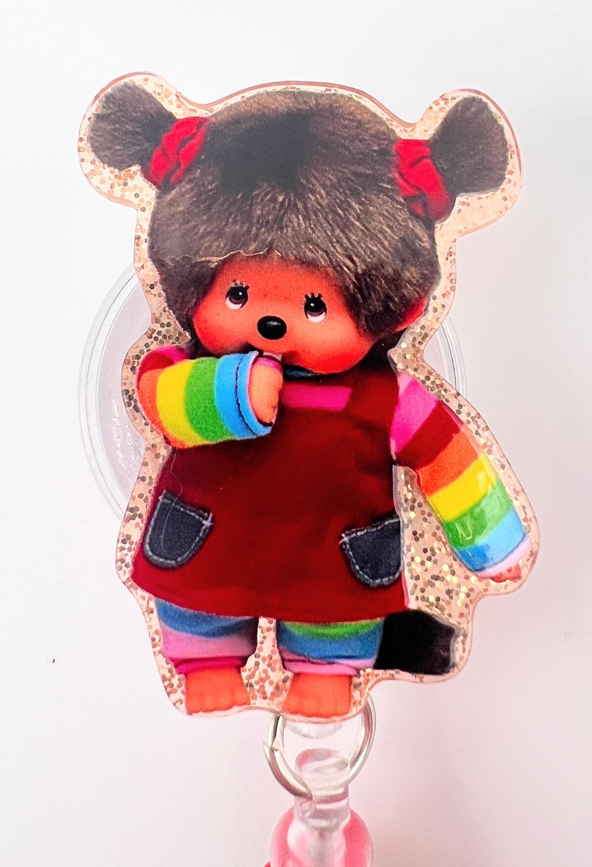 Rainbow Monchichi - Etsy