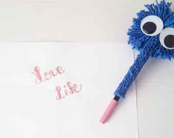 Knit Pen Cozy PDF Pattern - Beginner Level