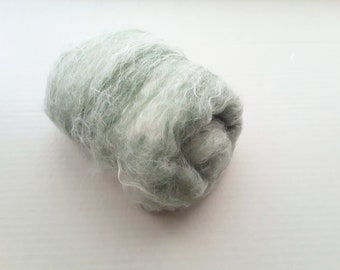 Wool Spinning Batt - Sea Moss