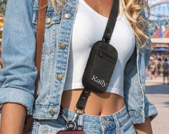 Cross Body Strap Custom Gift Badge Holder Cell Phone sling Cross body phone strap accessories Personalized iPhone Android  Card Holder