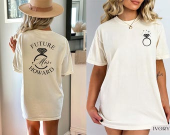 In My Engaged Era Shirt, Engaged Shirt, Trendy Comfort Colors Pocket Shirt, Engagement Gift, Custom Future Mrs. T-Shirt, Fiancee Shirt, Gift