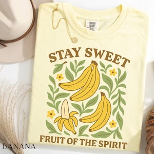 Banana Shirt, Fruit Shirt, Funny Banana, Vintage Aesthetic, Retro Graphic Tee, Bananas Tee Shirt, Funny Fruit T Shirt, Food TShirt, Humorous
