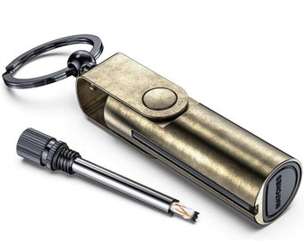 Metal Infinity Matches Windproof Lighter Gadget Reusable Creative Cigarette Lighters for Stoners Camping Latest Gadgets Novelty 10,000 uses