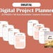 Project Planner Printable Personal Project Planner Digital Work Planner ...