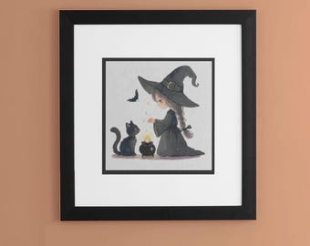Purrfectly Enchanted! An beautiful spooky Cross-stitch pattern PDF files Symbols/Colours/Mixed with full thread list Witch Halloween Spells