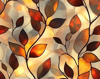 Feuilles de vitrail ! Tissu 100 % coton NOUVEAU design forêt boisé mètres/matière grasse/long/quarts/quarts Quilting Patchwork artisanat couture couture !