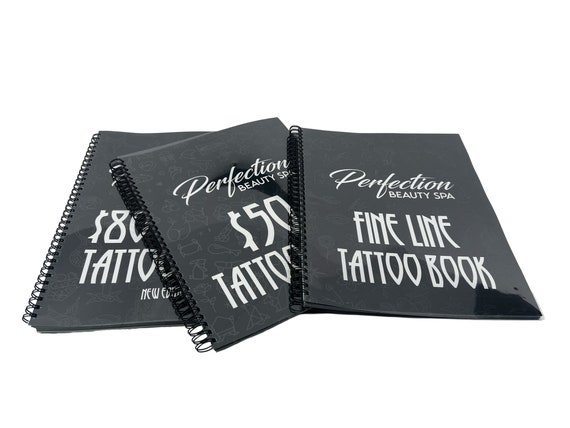 PDF Download Ready to Print + Fine Lines Portfolio Book Tattoo