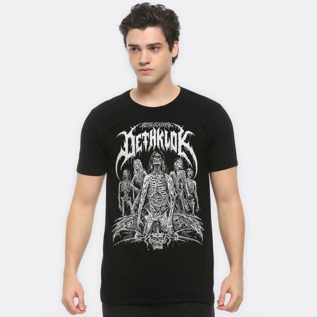 Metalocalypse Dethklok Death Metal T-shirt, Men's Women's Sizes (DTH ...