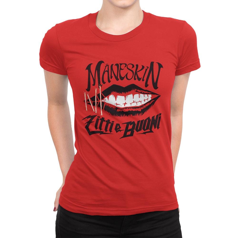 Maneskin - Zitti E Buoni T-shirt, Men's Women's Sizes - Etsy Canada