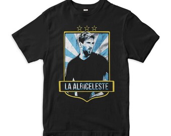 Lionel Messi Argentina T-Shirt, Men's Women's Sizes (MSS-78661)