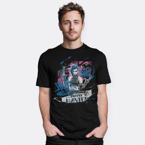 Camiseta "Arcane Jinx Was Here", tallas para hombre y mujer (ARC-723109)