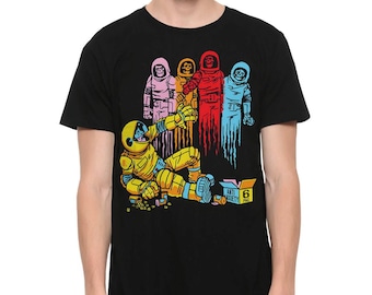 Astronaut Inspired Arcade Game T-Shirt, Men's Women's Sizes (GAM-52111)