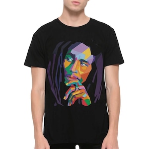Bob Marley Graphic T-Shirt, Men&#39;s Women&#39;s Sizes (BOB-03211)