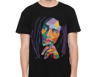 Bob Marley Graphic T-Shirt, Men's Women's Sizes (BOB-03211)
