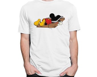 Mickey Mouse Funny T-Shirt, Men's and Women's Sizes (DSY-92000)
