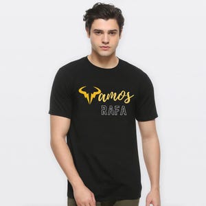 Rafael Nadal Vamos Rafa T-Shirt, Men&#39;s and Women&#39;s Sizes (SPT-02993)