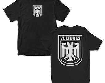 Kanye West Vultures Doppelseitig bedrucktes T-Shirt, Herren Damengrößen (KNW-110348)