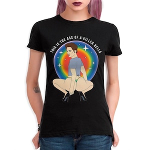 Robert Pattinson This Is the Ass of a Killer Bella Funny T-Shirt, Men&#39;s Women&#39;s Sizes (ROB-500091)