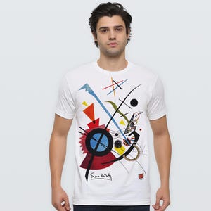 Wassily Kandinsky Worlds T-Shirt, Men&#39;s Women&#39;s Sizes (KAN-28991)