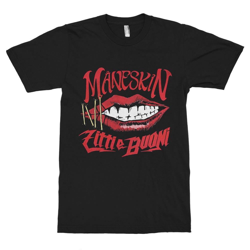 Måneskin Tシャツ Zitti e Buoni il_fullxfull.6420244190_5ov4.jpg