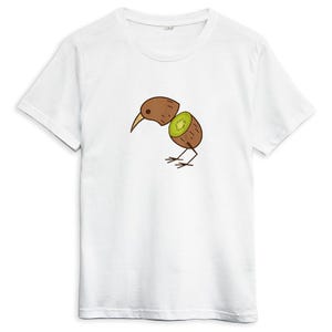 Camiseta divertida de pájaro kiwi, tallas para hombre y mujer