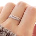 Dainty Ocean Ripple Ring