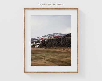 Fine Art Photography, Iceland Landscape Photography Print, Iceland Wall Art, Fine Art for Nordic Wall Decor and Farmhouse Style