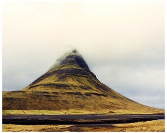 Iceland art prints - Kirkufell mountain on the Snaefellsnes peninsula, this landscape photography is the perfect dining room decor