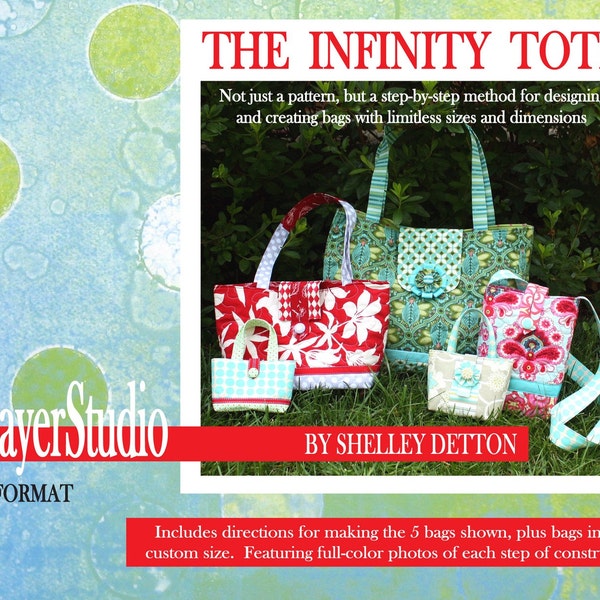 The Infinity Tote - a PDF sewing pattern for handbags