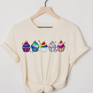LGBT Cupcakes Shirt, LGBT Pride Sweater, Pride Month Shirt, LGBT Gay Pride Gift Shirt, Pride Flag Tees, Gifts For Gay Sweater, Cakes Lover