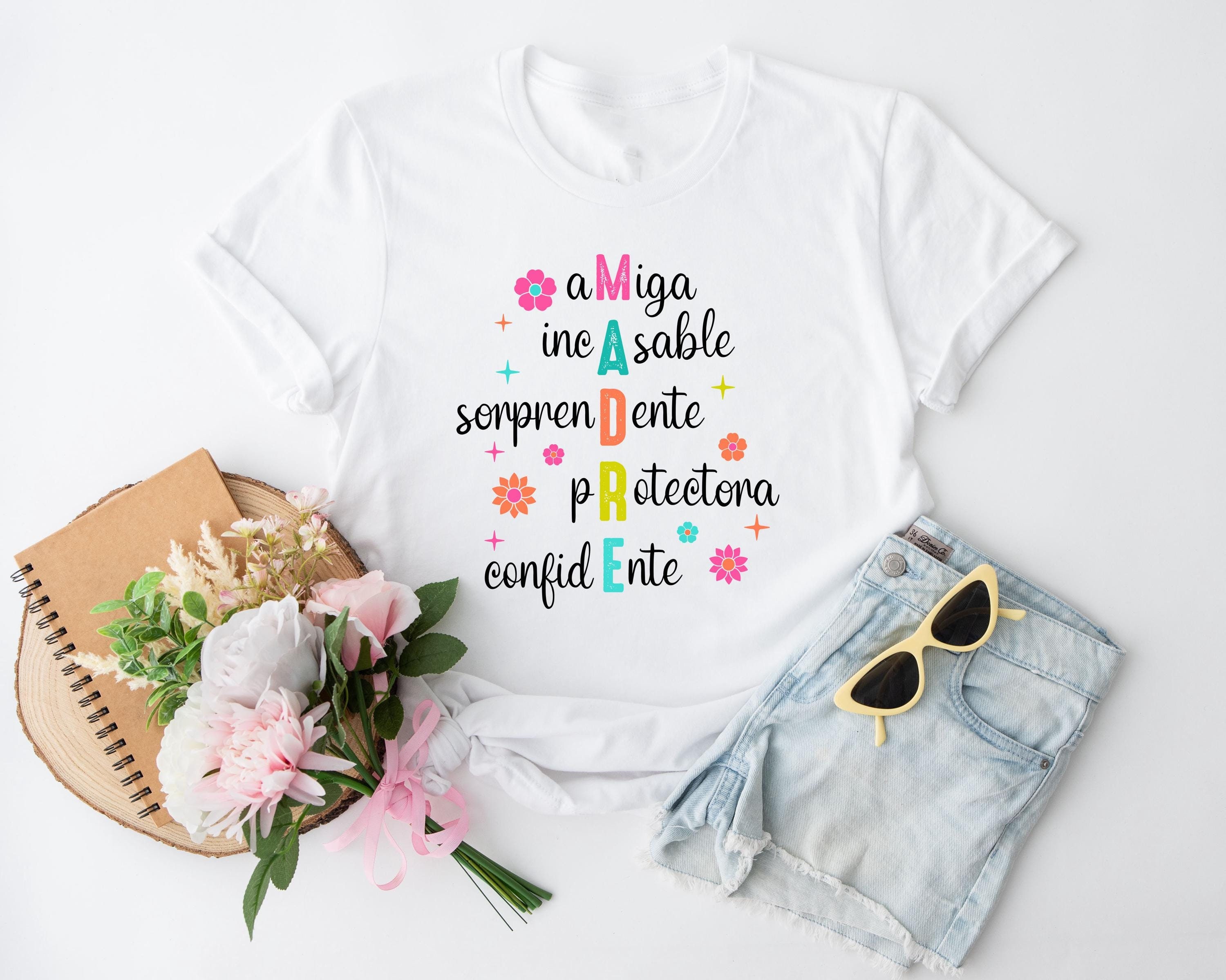 Cute Madre Shirt, Mother's Day Gift Shirt, Mom Gift Shirt, Madre Sweater, Madre Good Words Shirt, Mother Sweater, Mom Shirt, GoodWordsForMom