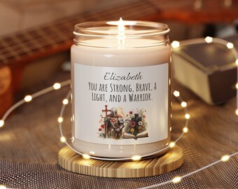 Personalized Christian Candle: Soy Wax Gift