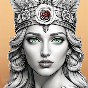 Mount Olympus - Gods and Goddesses Adult Colouring Book