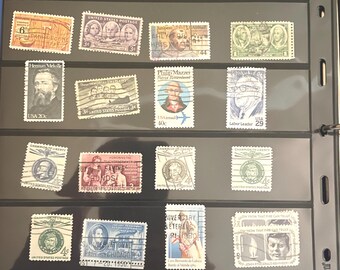 Antique - Famous Leaders & Venues | US Stamps Collection