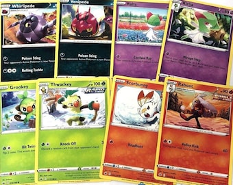 8 Vintage Pokémon Trading Cards