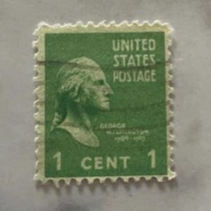 Washington Collectible Vintage US Stamps