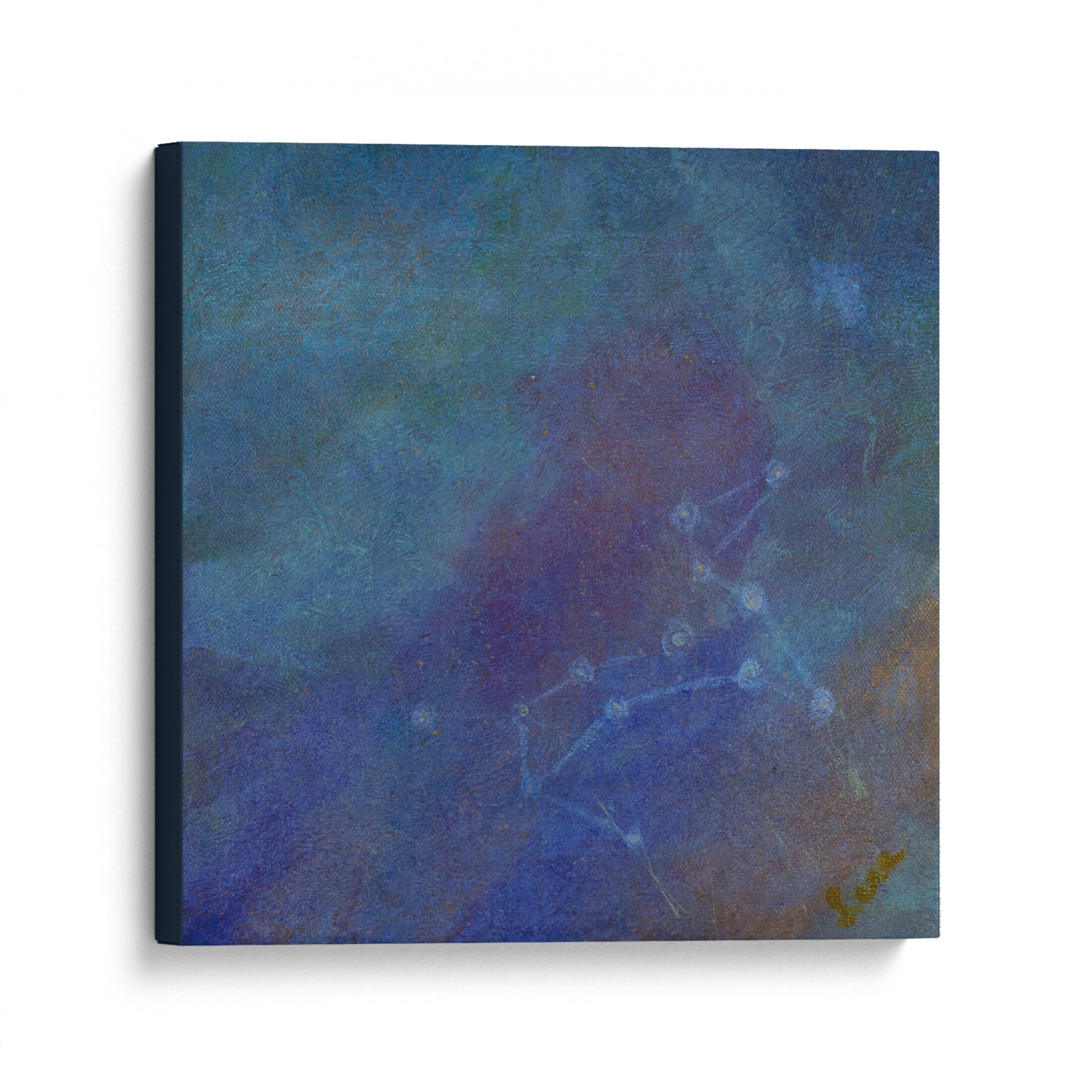 Sirius Constellation Abstract Painting Galaxy Painting Etsy