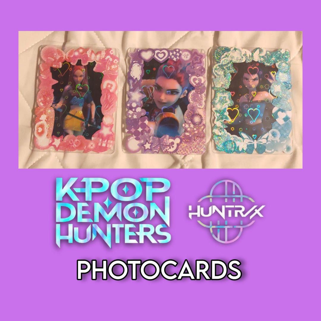 Kpop Demon Hunters HUNTRIX Rumi Zoey Mira Photocards - Etsy