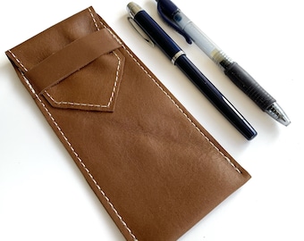 Chocolate Brown Fountain Pen Case